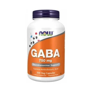 NOW Gaba 750mg, 200 capsules