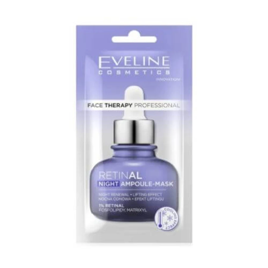 EVELINE Face Therapy Mascarilla Facial Lifting Profesional Noche Retina-ampolla, 8ml