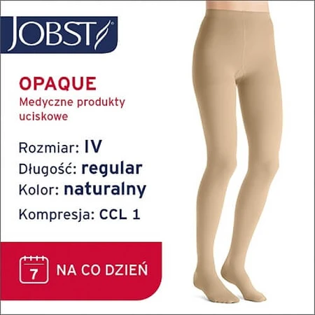 JOBST OPAQUE compression tights CCL1 natural, size 4 ZP
