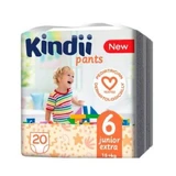 Kindii Pants Junior Extra luiers maat 6, 15+kg, 20 stuks