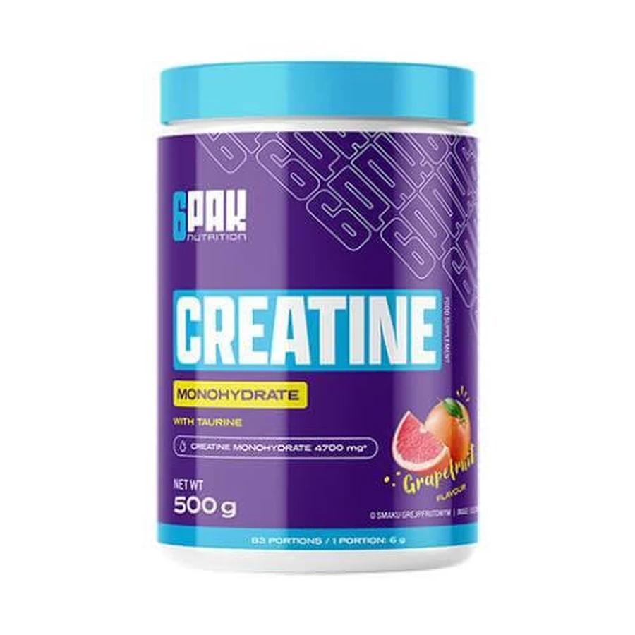 6Pak Nutrition Creatine Monohydraat grapefruitsmaak, 500 g