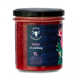 PASIEKI RAZINY SADOWSKICH Miel aux cerises, 430g