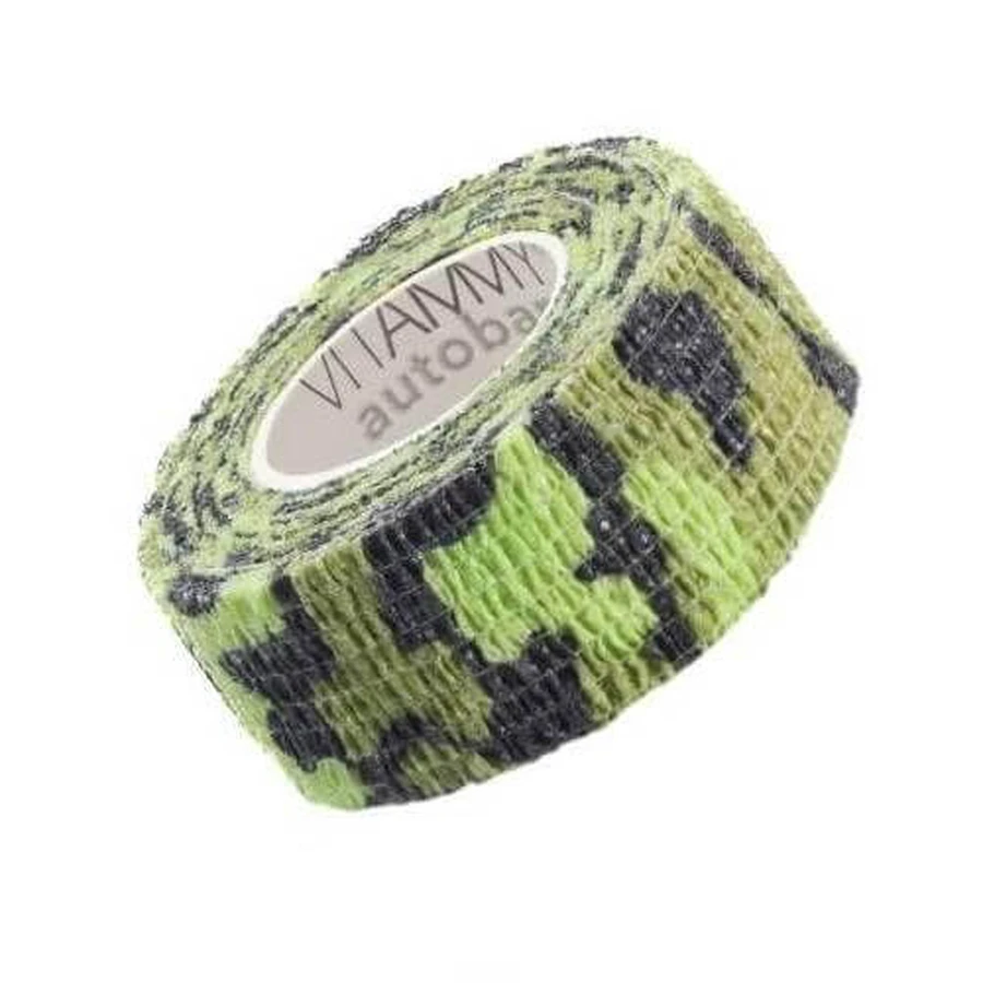 VITAMMY Autoband Elastisch Cohesief Verband 2,5cm x 450cm Groen Moro