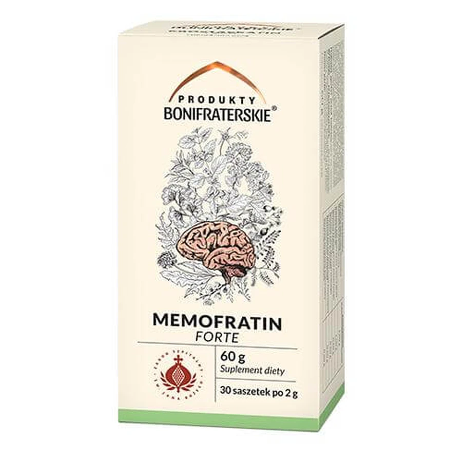 Bonifraters producten Memofratin Forte, 30 sachets