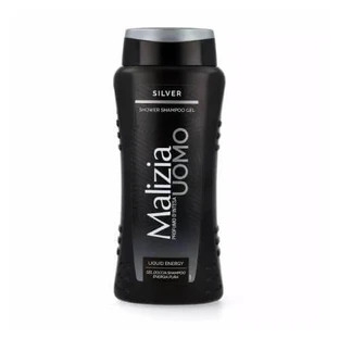 Malizia Uomo Silver 2-in-1 Duschgel und Shampoo für Männer, 250 ml