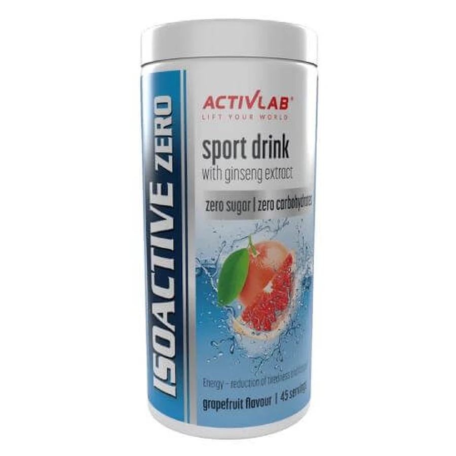 ACTIVLAB ISOACTIVE Zero Bebida isotónica sin azúcar Pomelo, 225g