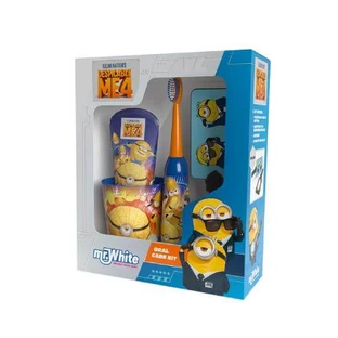 Mr.White Toothbrushing Kit Minions 3+ Electric toothbrush + Toothpaste, 75 ml + Mug + Keychain