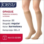JOBST OPAQUE lange compressiekniekousen CCL2 karamel, maat 3 ZP
