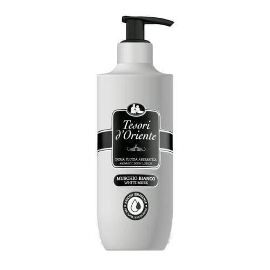 Tesori d'Oriente Muschio Bianco Lotion hydratante pour le corps, 400 ml