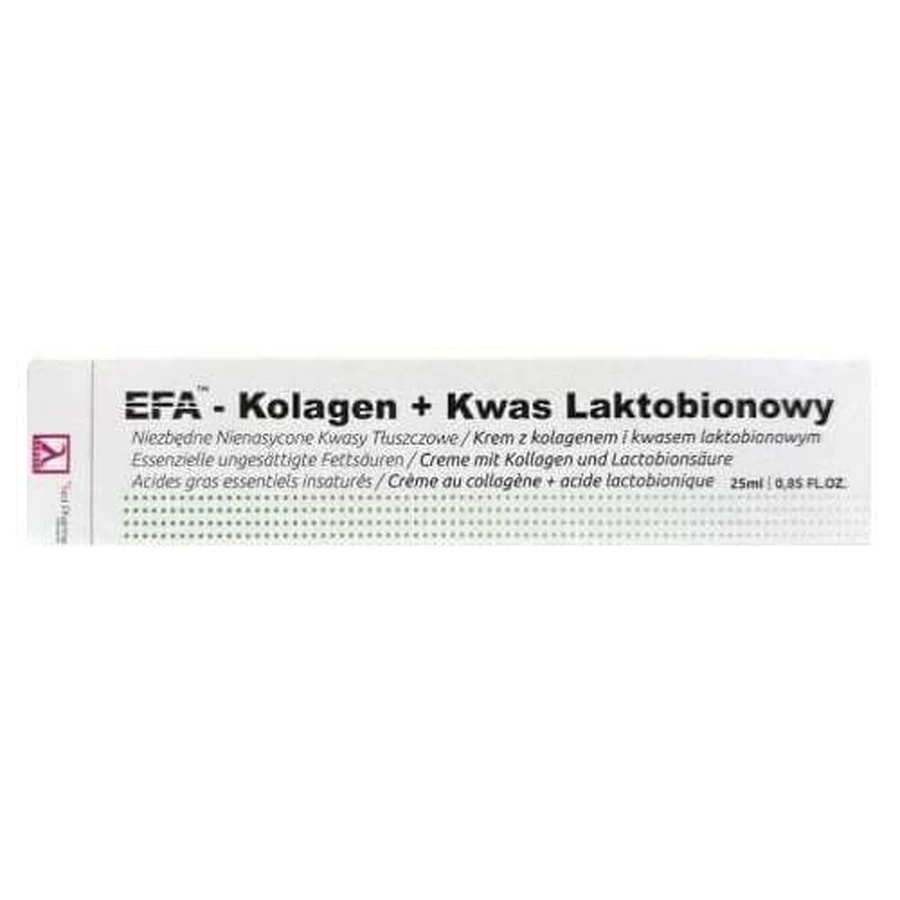EFA Collageen + Lactobionzuur Nachtcrème met collageen en lactobionzuur, 25 ml