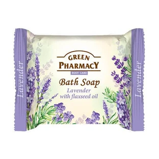 GREEN PHARMACY Staafzeep met lavendel en lijnzaadolie - 100 g