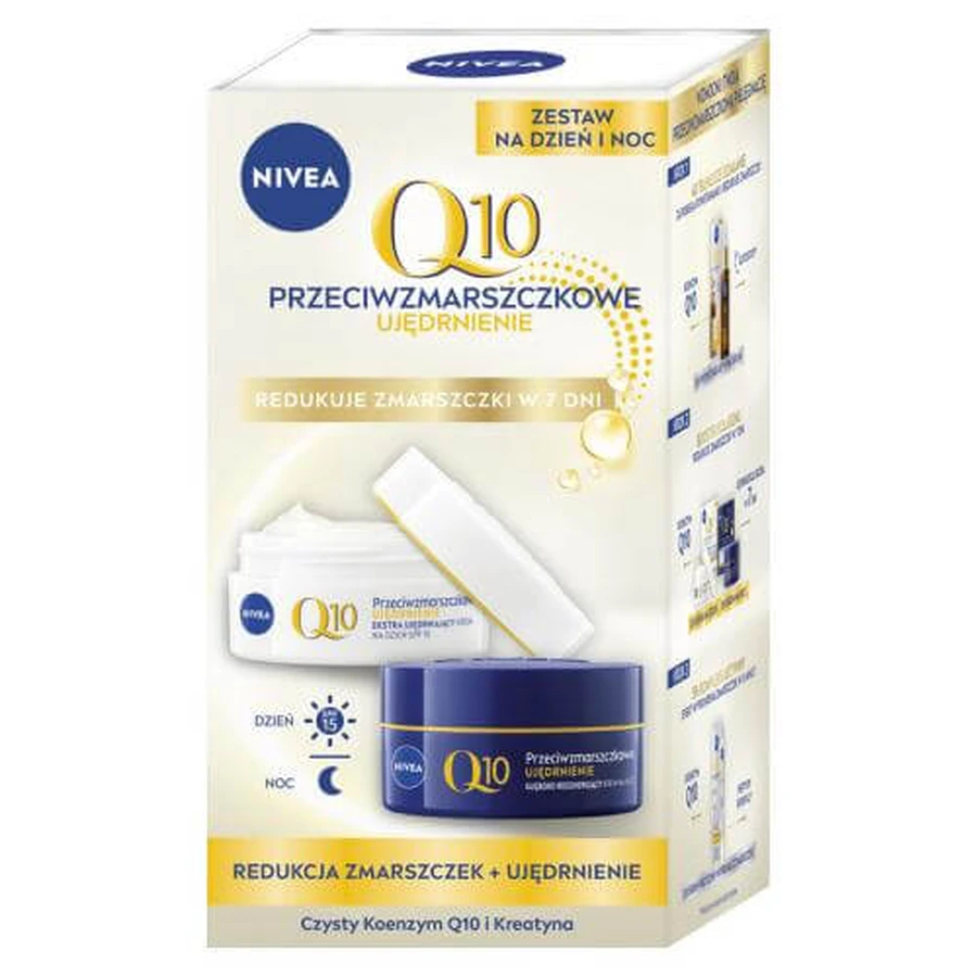 Nivea Q10 Anti-Rimpel Verstevigende Dag & Nacht Set, 2x 50 ml