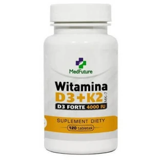 MedFuture Vitamina D3 + K2 MK-7 Forte 4000IU, 120tabl.