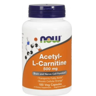 NOW Acetyl L-carn 500mg - 100 capsules
