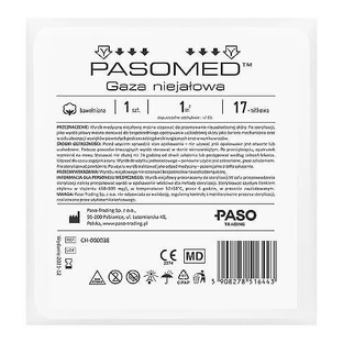PASOCARE unsterile Gaze 17-fädig 1m2, 1St.