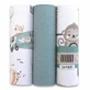 EGA KIDS Scutece premium din muselină 60x80cm set nr. 46 (8487), 3 buc