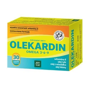 Olekardin - Omega 3-6-9, 30 capsules