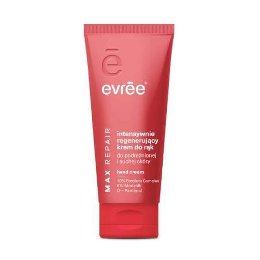 Evree Max Repair regenererende handcrème voor droge en geïrriteerde huid, 75 ml