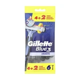 Gillette Blue 3 smooth Shaving razors, 6pcs