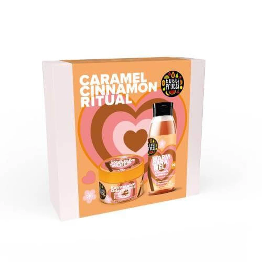 Farmona Tutti Frutti Caramel Cinnamon Ritual Set Body butter, 200 ml + Shower gel with emollients, 400 ml