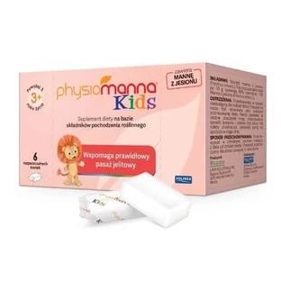Physiomanna Kids Verstopfung auflösbare Würfel für Kinder, 6 Stück
