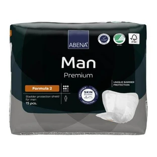 ABENA MAN Premium Formula 2. Inkontinenzeinlagen für Männer, 15 Stück