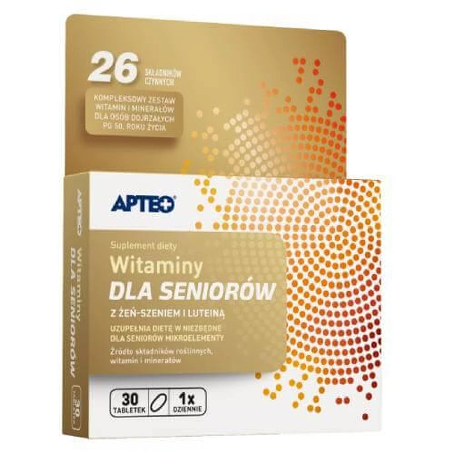 APTEO Vitamins for Seniors, 30 tablets