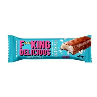 Allnutrition Fitking Delicioso Snack Barrita de coco con chocolate con leche, 40 g