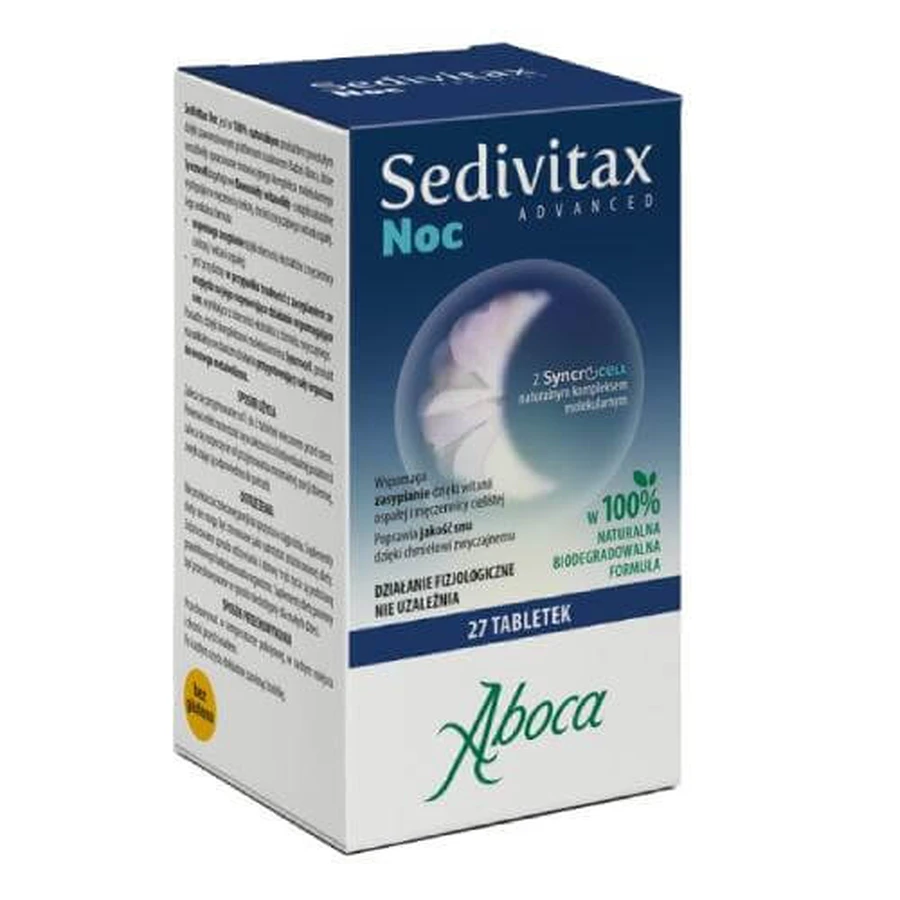Aboca Sedivitax Night Advanced, 27 Tabletten