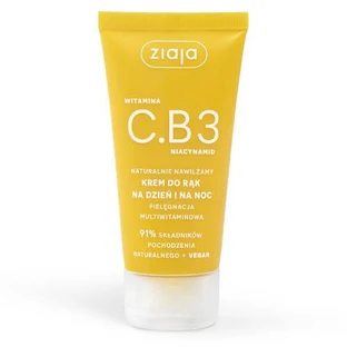 Ziaja Vitamina C.B3 Niacinamida Crema de Manos Día y Noche, 50 ml.