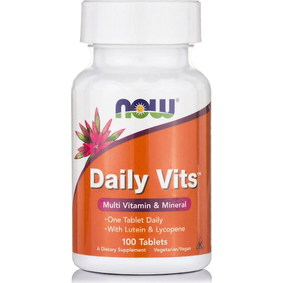 Now Foods Daily Vits Energy Multivitamin 100 Comprimés