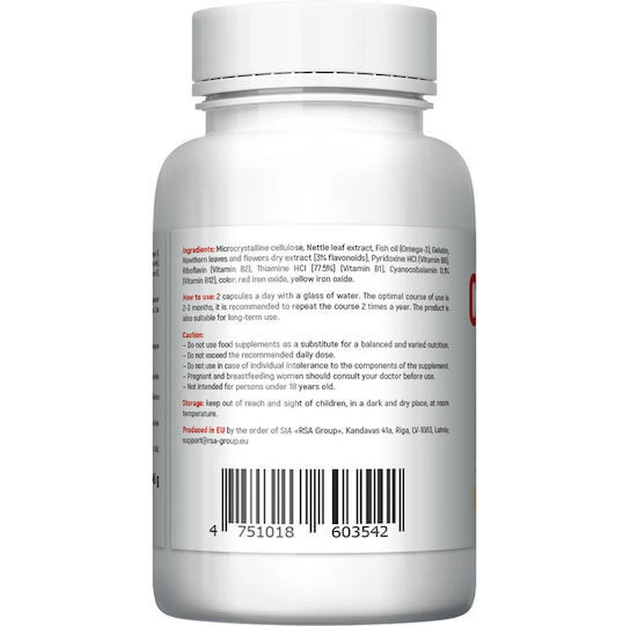 RSA Group Cardione Complemento Alimenticio Especial 60 cáps.