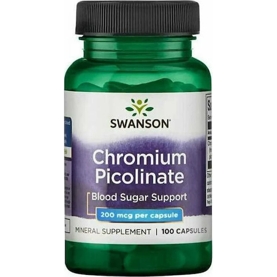 Swanson Chrom Picolinat 200mg 100 Kapseln