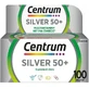 Centrum Silver 50+ Multivitamin for Energy, Immune System Strengthening & Egg Health 100 Comprimidos