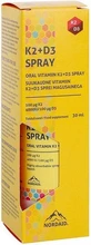 Nordaid K2 + D3 Vitamin Spray for Immune System Strengthening &amp; Egg Health 30ml