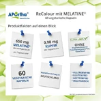 Aportha ReColour avec MELATINE® 650mg Complément Alimentaire Spécial 60 gélules