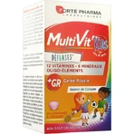 Forte Pharma MultiVit Kids Multivitamin for Energy & Immune System Strengthening 30 comprimés à croquer