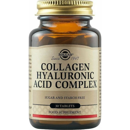 Solgar Collagen Hyaluronic Acid Complex 120mg Joint & Bone Health Supplement 30 tabs