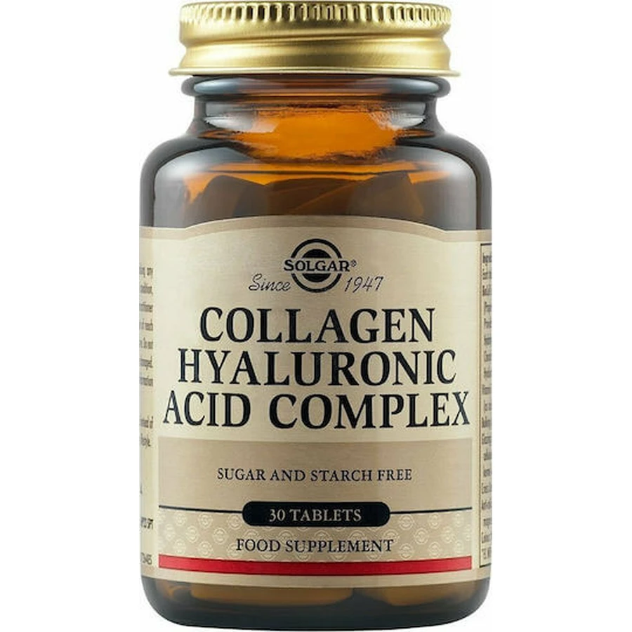 Solgar Collagen Hyaluronic Acid Complex 120mg Joint & Bone Health Supplement 30 tabs