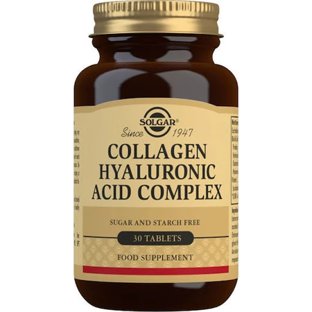 Solgar Collagen Hyaluronic Acid Complex 120mg Joint & Bone Health Supplement 30 tabs