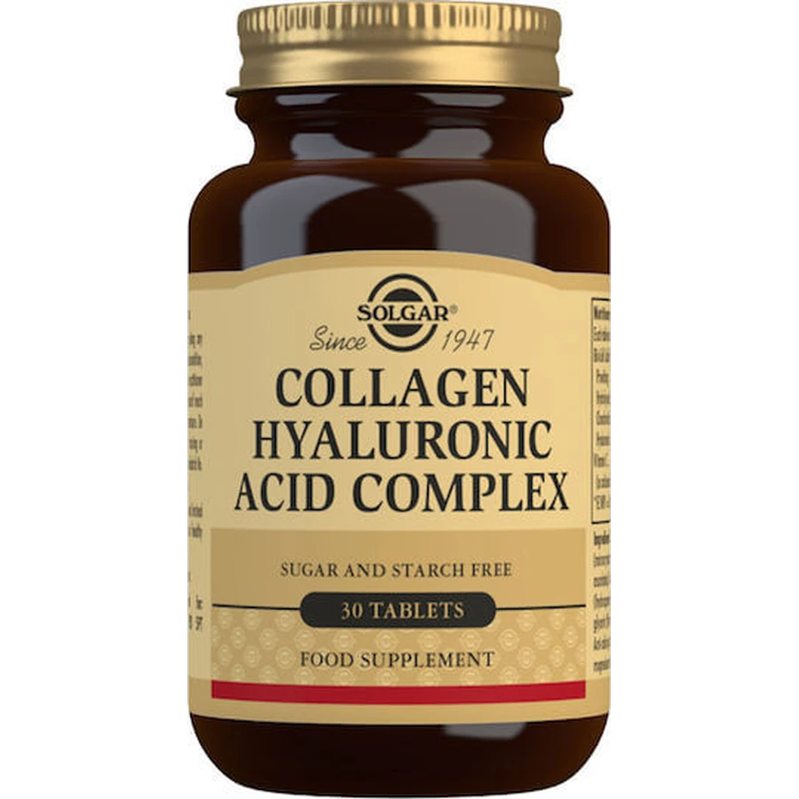 Solgar Collagen Hyaluronic Acid Complex 120mg Joint & Bone Health Supplement 30 tabs
