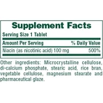 Nature's Plus Niacin Vitamin für die Gesundheit des Nervensystems 100mg 90 Tabletten