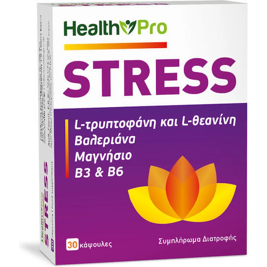 Health Pro Suplemento Ansiedad Estrés 30 cáps.