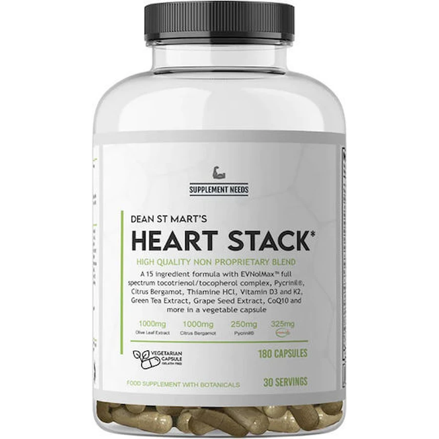 Supplement Needs Heart Stack Speciaal Dieetsupplement 180 caps Citrusvruchten