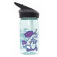 Gr&#252;ner Tritan-Beh&#228;lter mit Einhorn-Automatikdeckel, 450ml, Laken