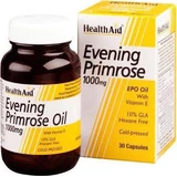Health Aid Evening Primrose Oil 1000mg Menopause Supplement 30 caps