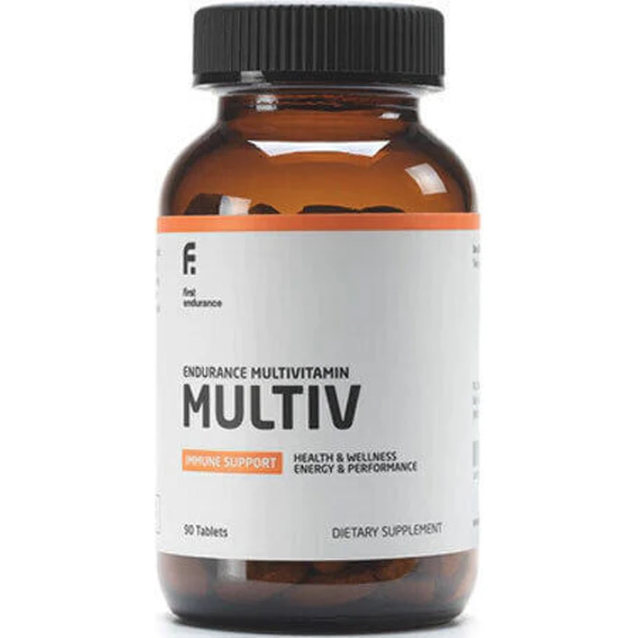 1st Endurance MultiV Multivitamin für Energie & Immunsystem Unterstützung 400mg 90 Tabletten