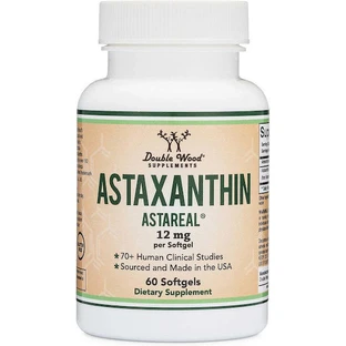 Double Wood Astaxanthine 12mg Voedingssupplement Speciaal 60 softgels