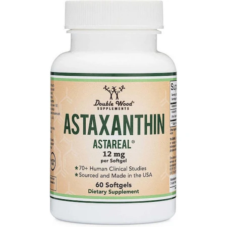 Double Wood Astaxanthine 12mg Voedingssupplement Speciaal 60 softgels