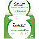 Centrum A to Zinc Multivitamin for Energy & Immune System Strengthening 30 Comprimés